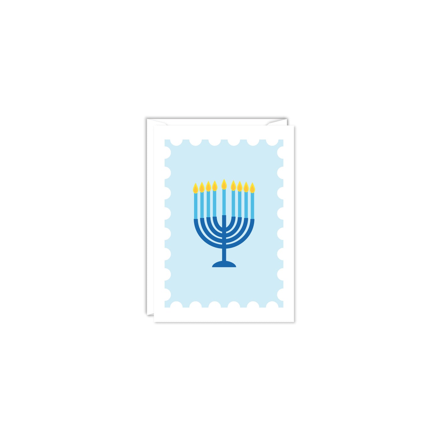 HANUKKAH MENORAH MINI ENCLOSURE CARD