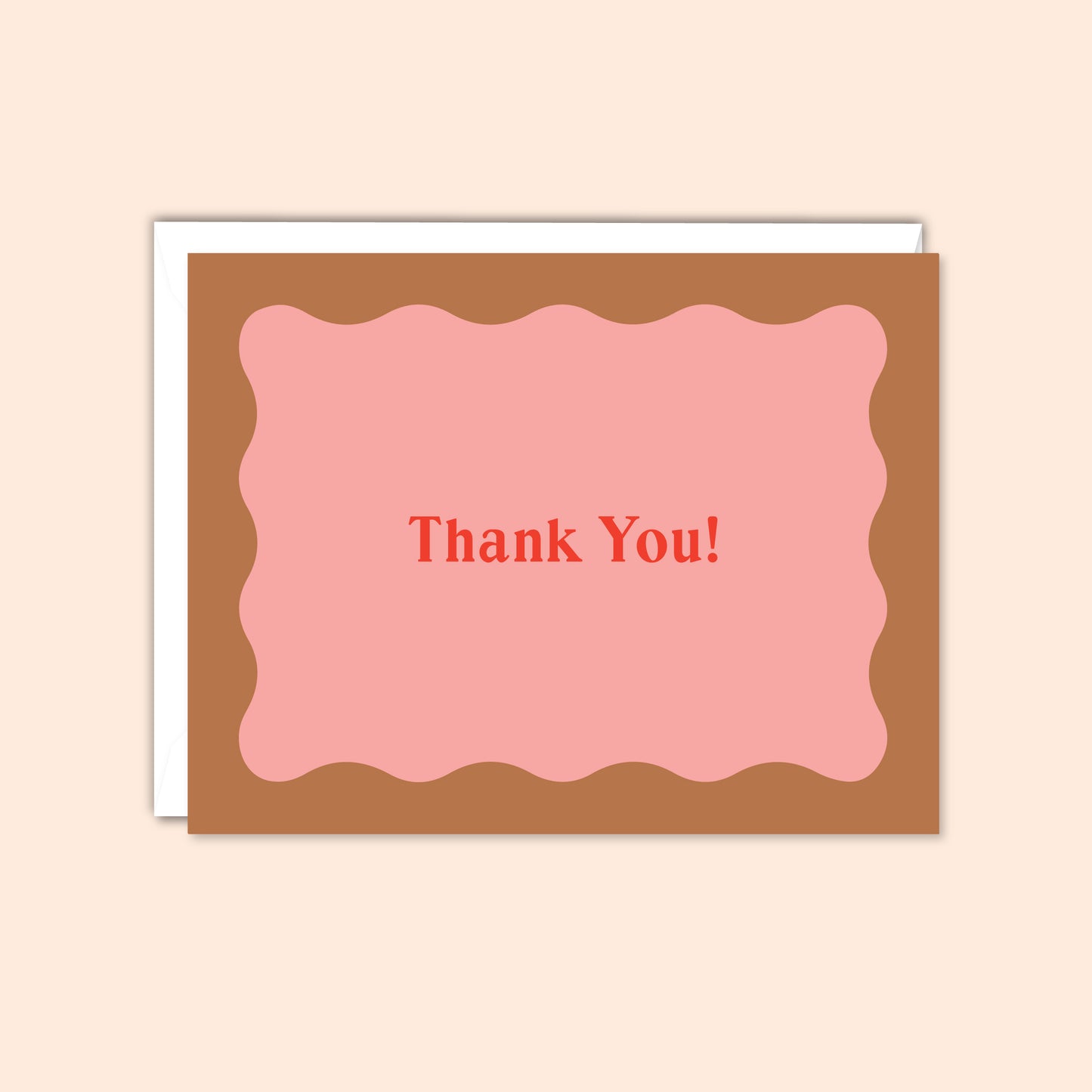 WAVY FRAME THANK YOU CARD