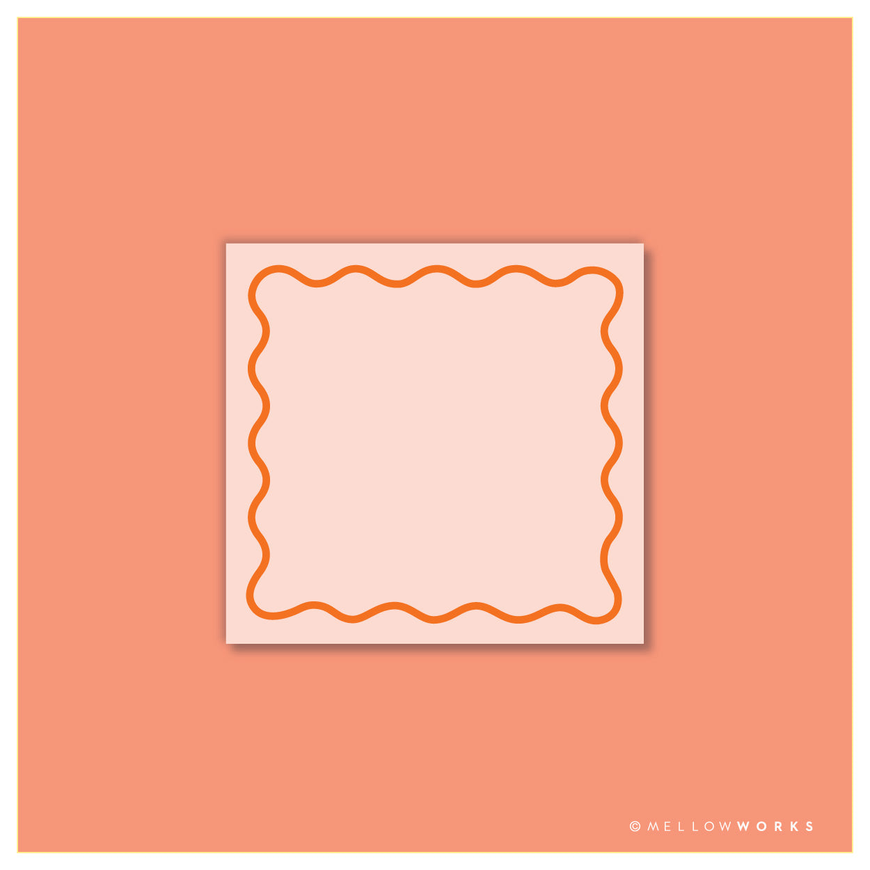 Wavy Border Sticky Pad
