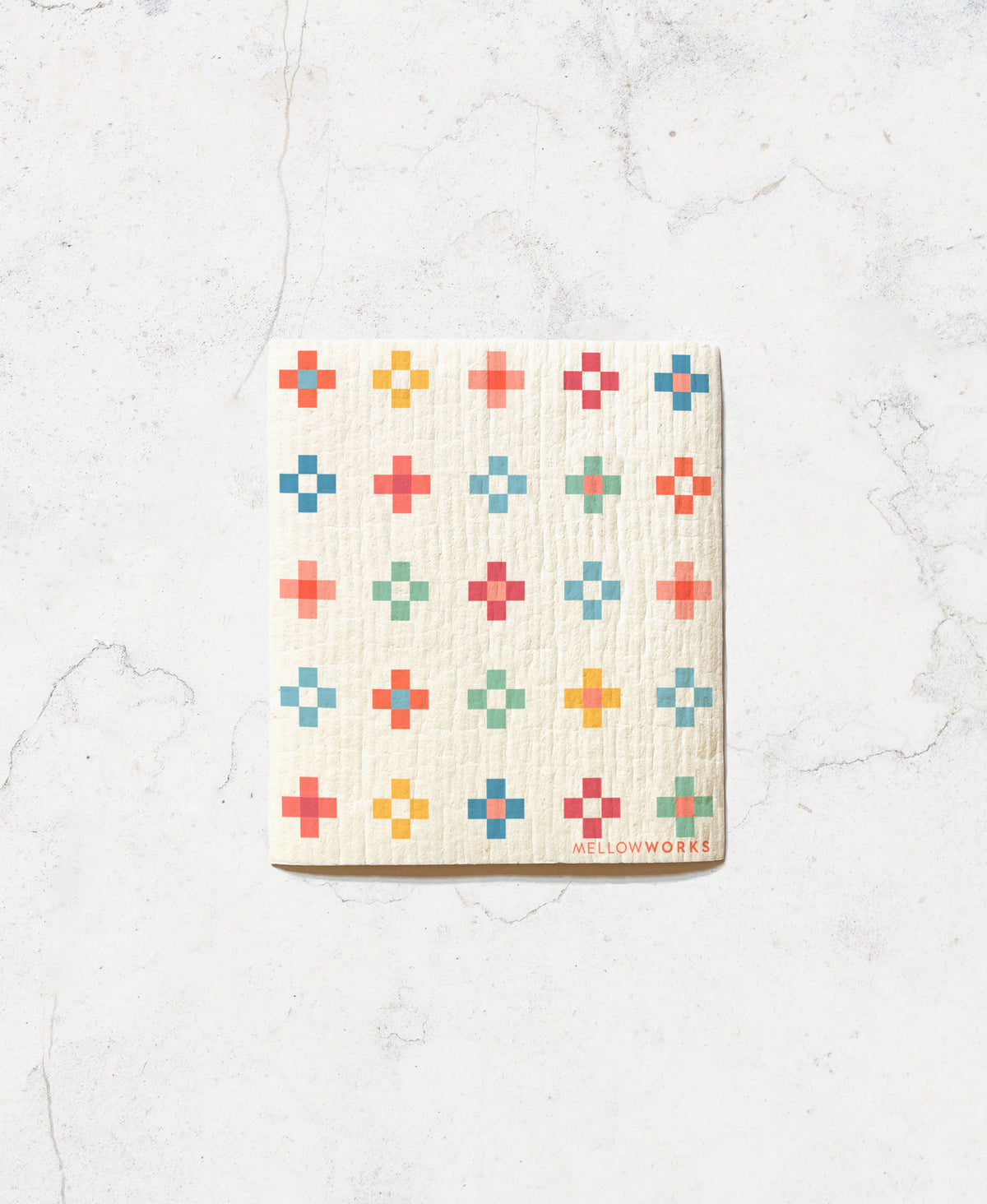 Merry Squares Tea Towel and Sponge Cloth Gift Set