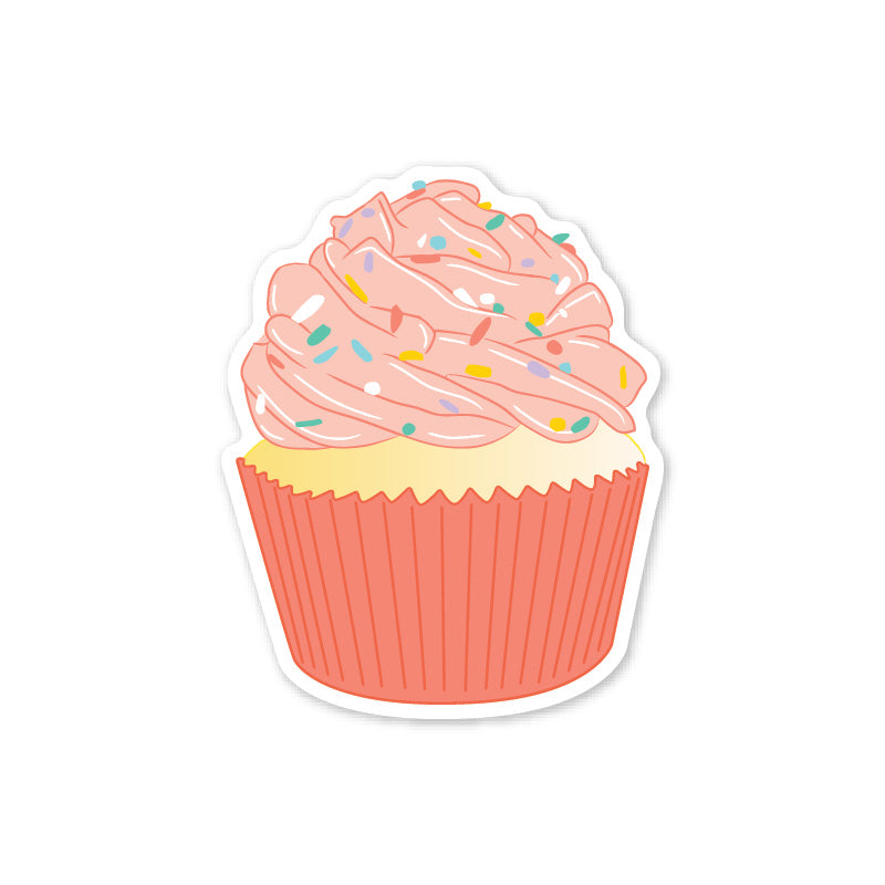 Cupcake Sticker 2.5"