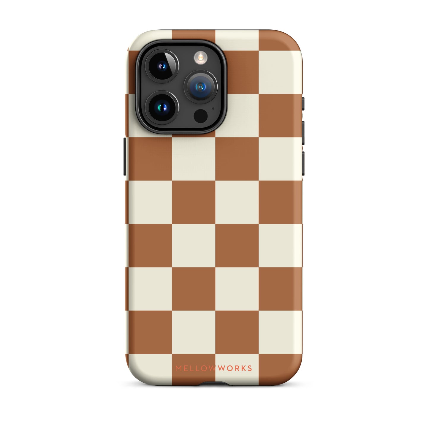 BROWN CHECKERBOARD Tough Case for iPhone®
