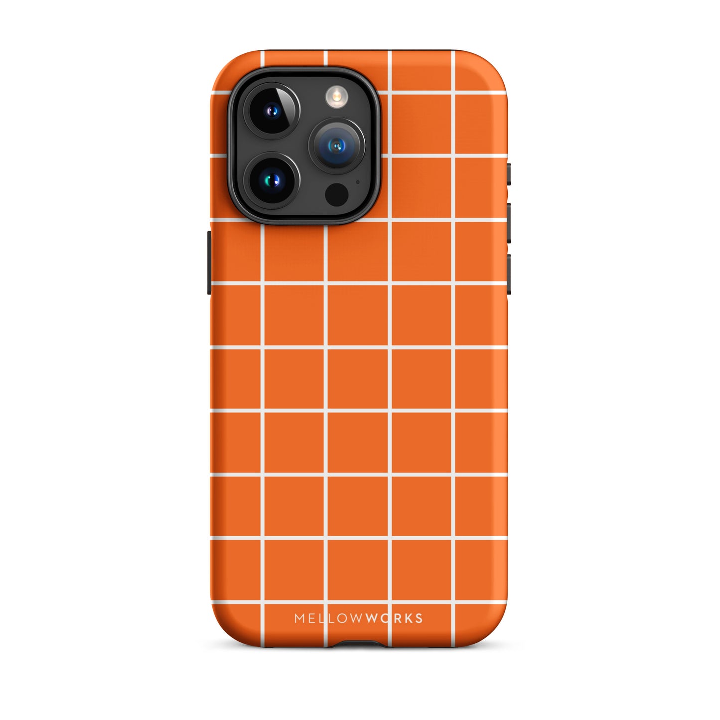 BRIGHT RED GRID Tough Case for iPhone®