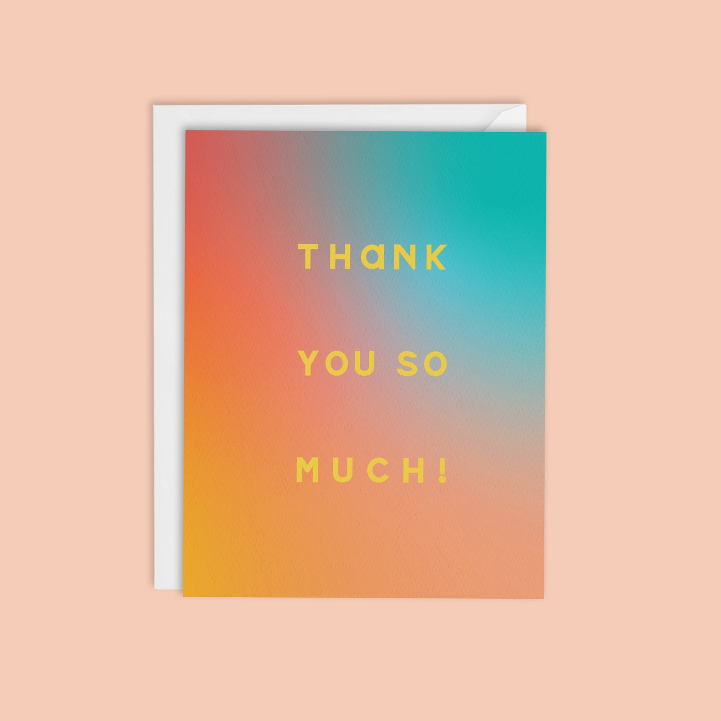 Sunset Ombre Thank You Card