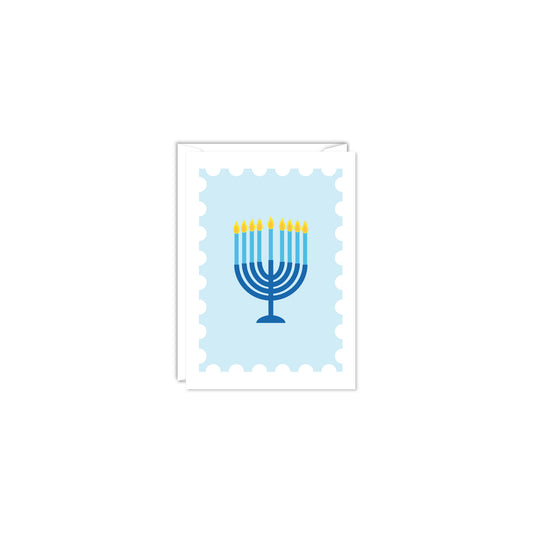 HANUKKAH MENORAH MINI ENCLOSURE CARD