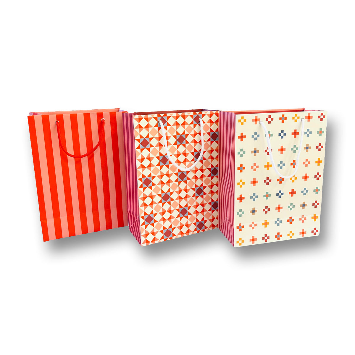 Holiday Quilts Gift Bag Set