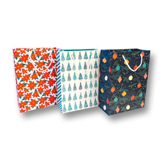 Christmas Botanicals Gift Bag Set