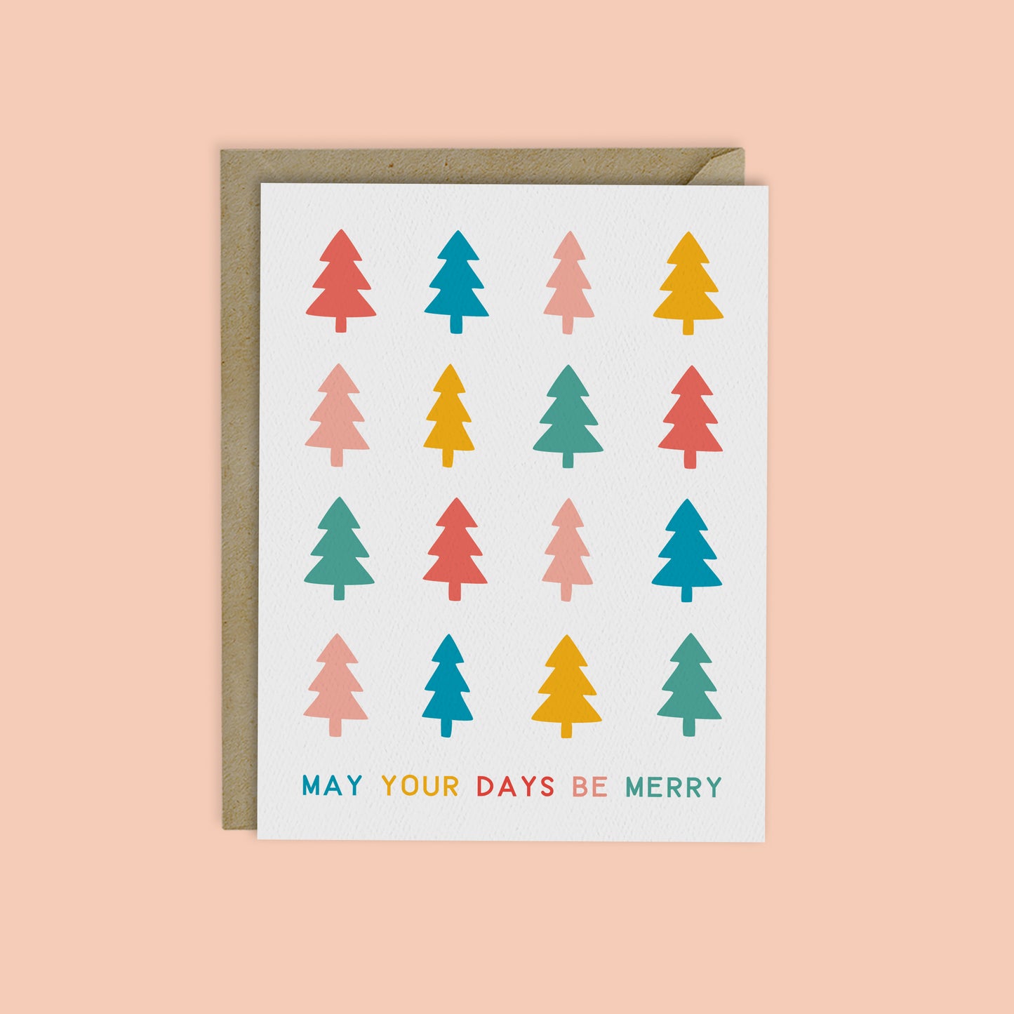 RAINBOW TREES HOLIDAY CARD