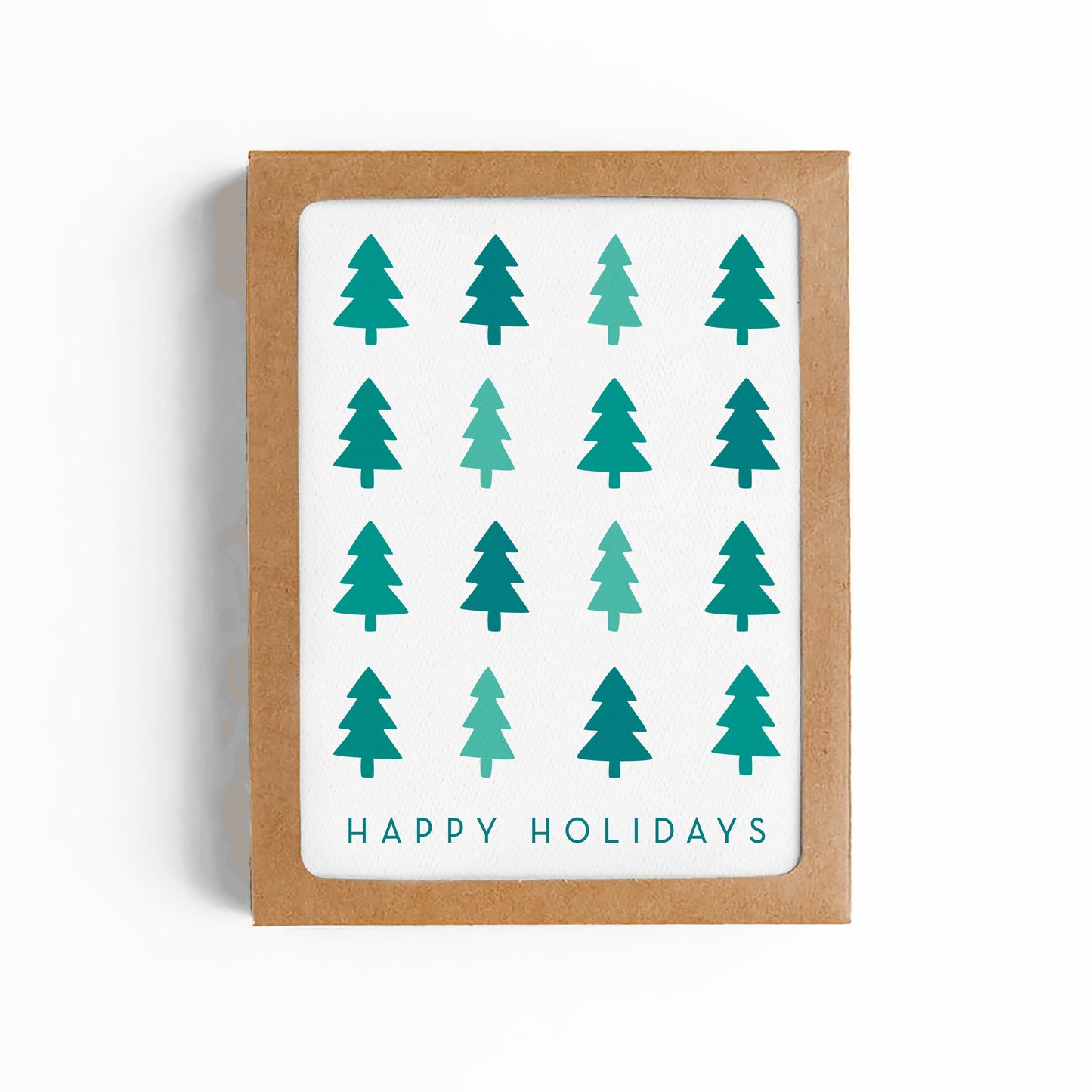 Christmas Trees Card -BOXED SET OF 8