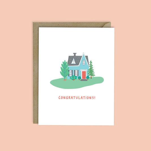 CONGRATS NEW HOME CARD - HOUSEWARMING