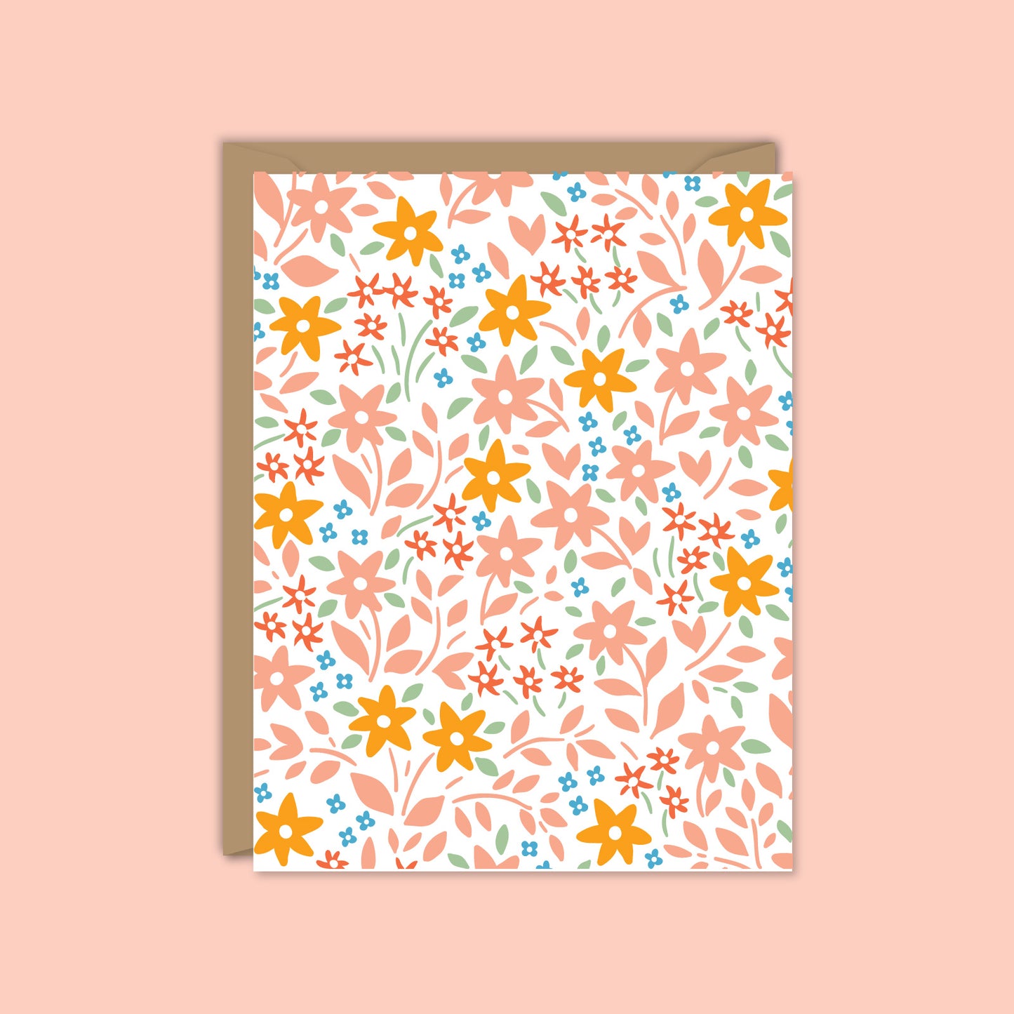Meadow Flowers Blank Card