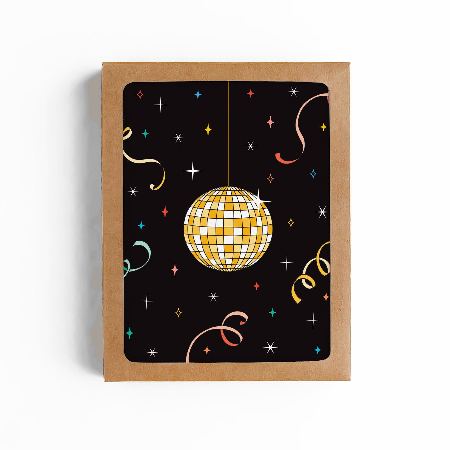 Disco Party New Year Card-Boxed Set of 8