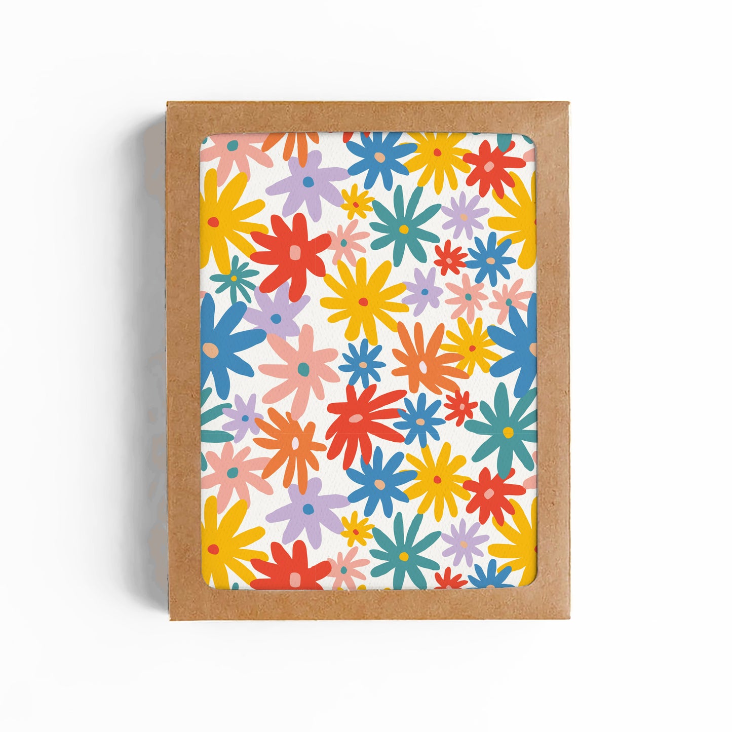 Summer Flowers Blank Card-BOXED SET OF 8