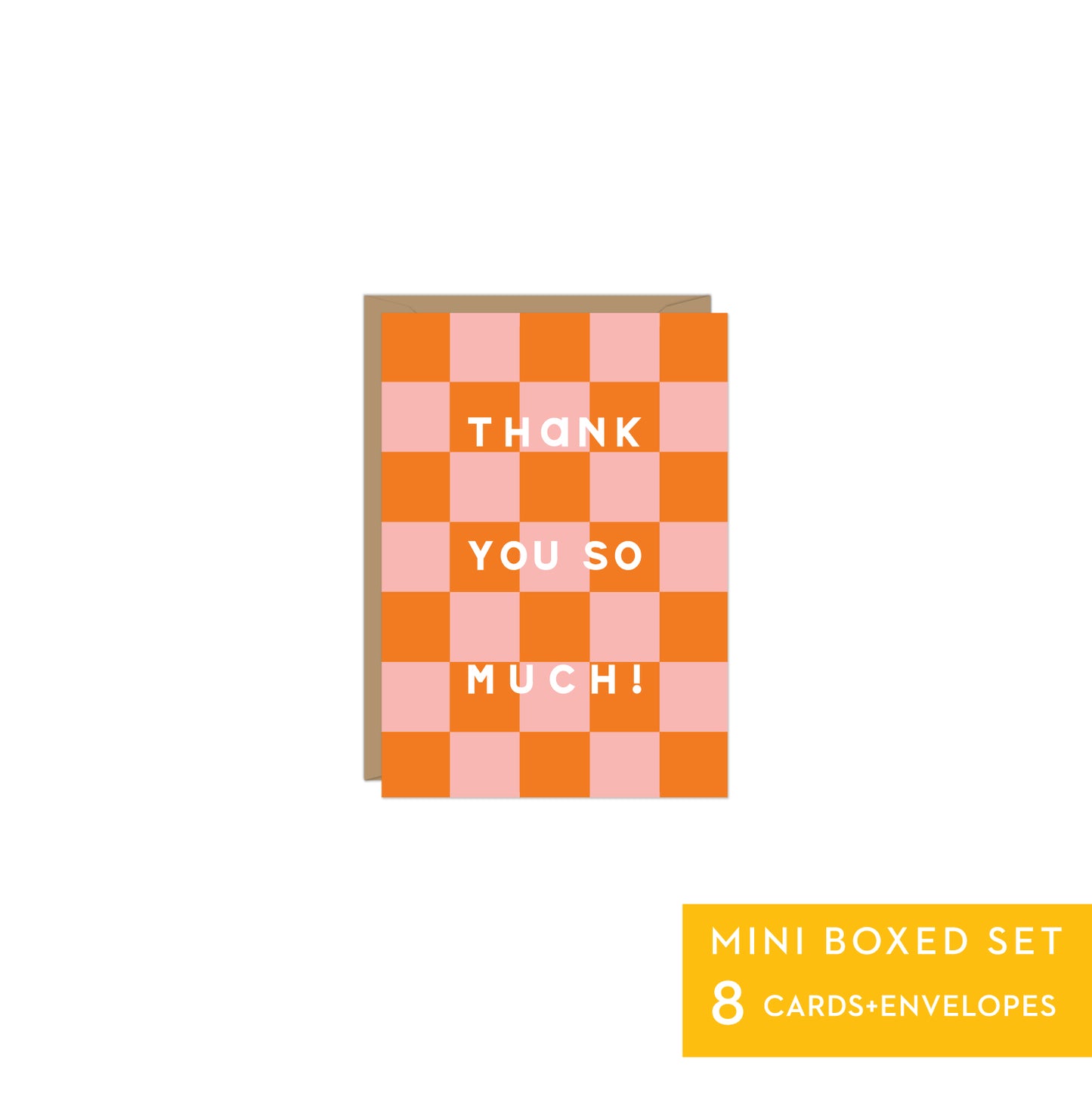 THANK YOU SO MUCH-Mini Boxed Set of 8 cards