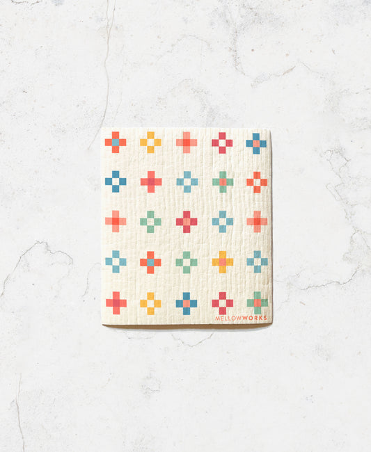 Merry Squares Sponge Cloth