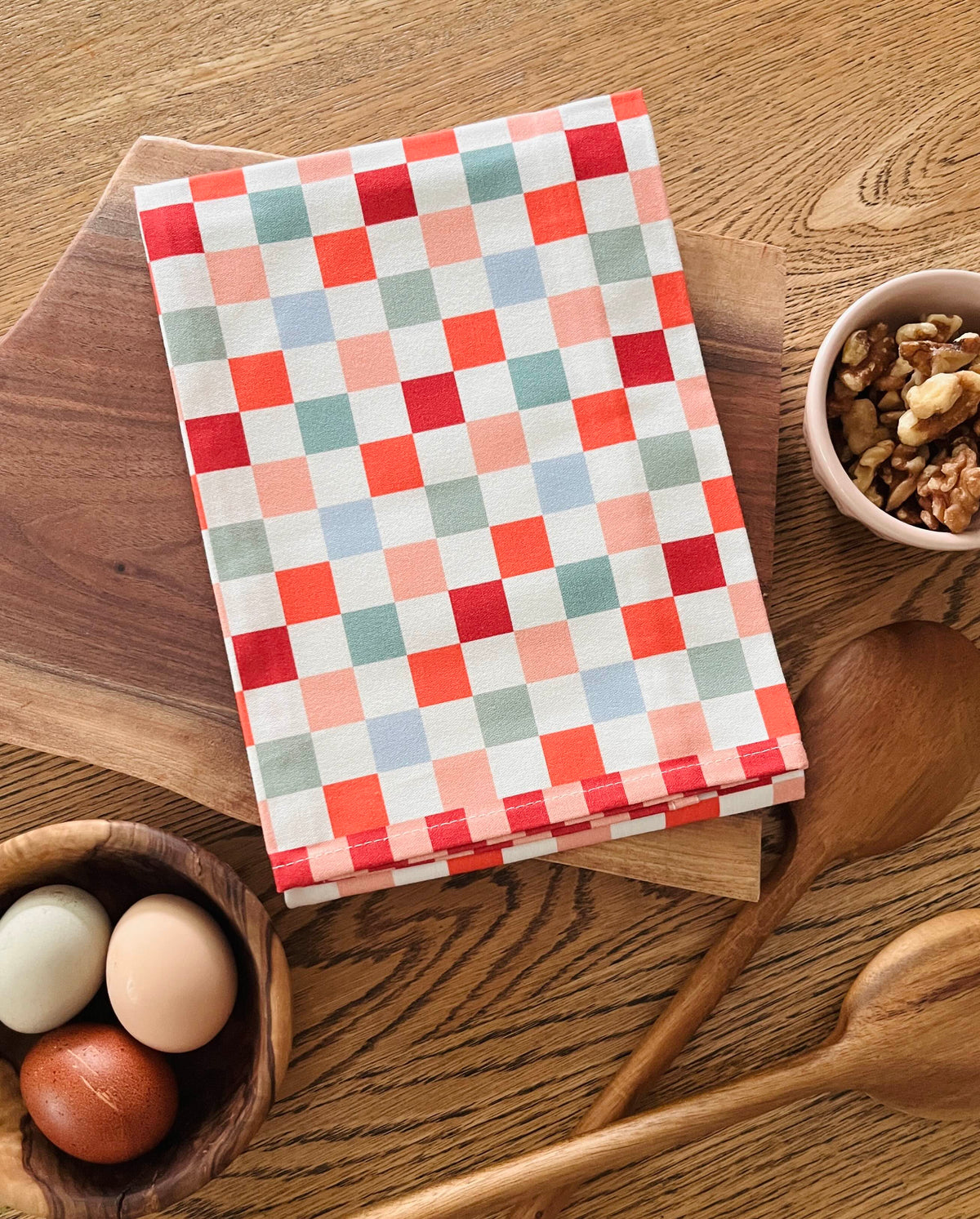 Checks and Gingham Tea Towel Set