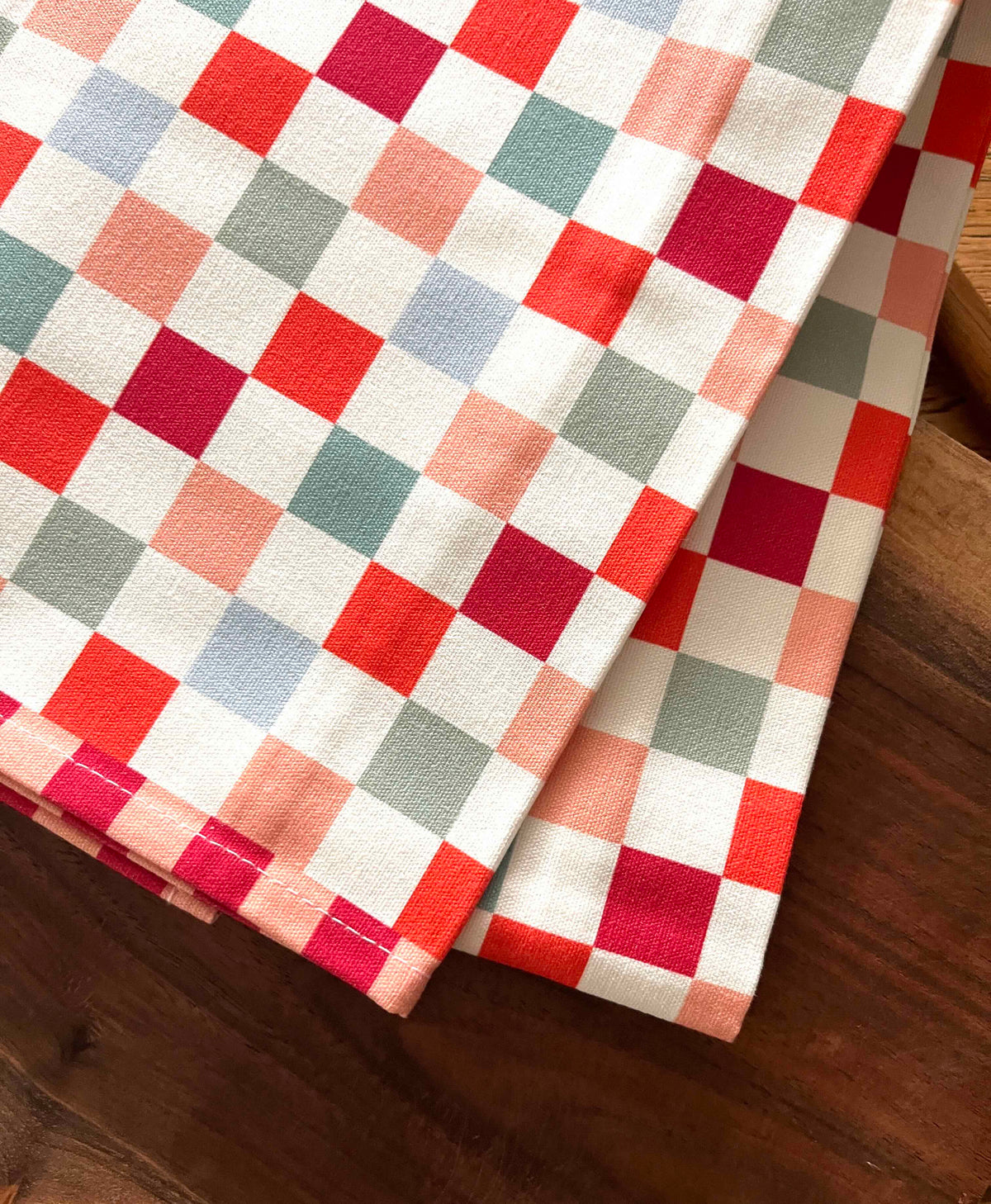Checks and Gingham Tea Towel Set