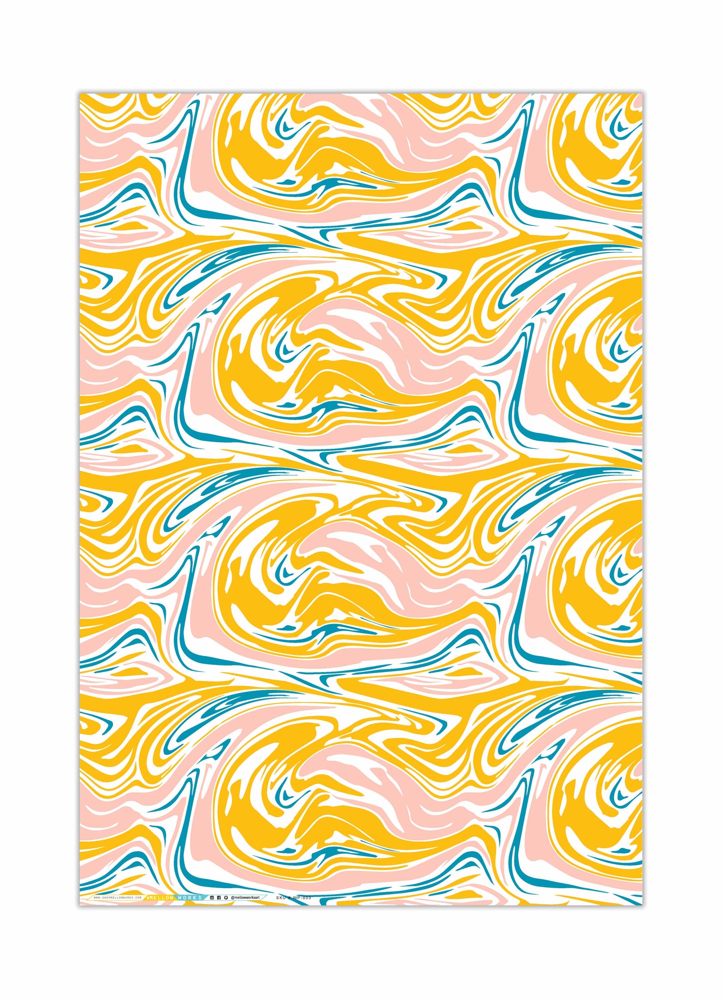 MODERN MARBLE Wrapping Paper Sheets