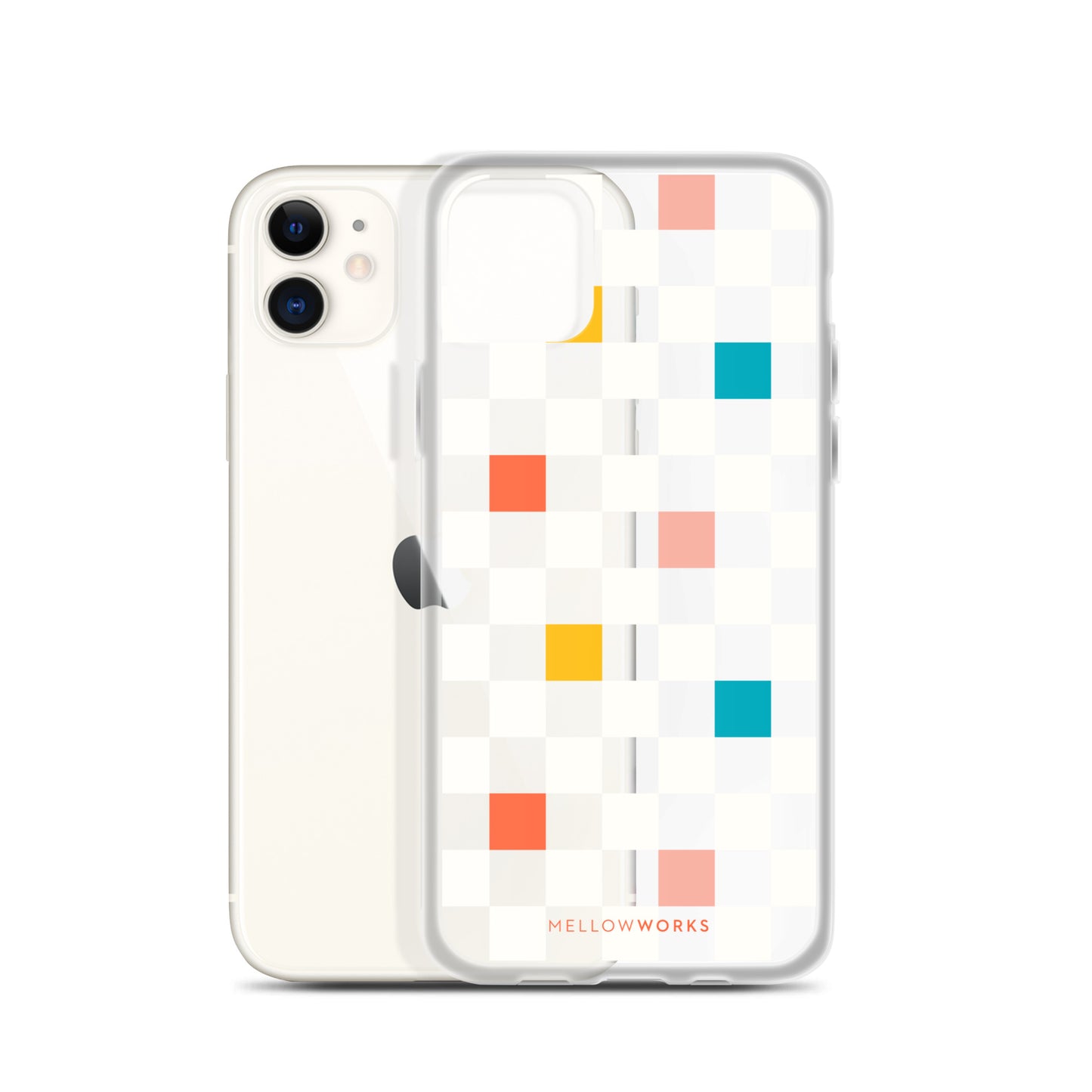 COLOR POPS CHECKERBOARD Clear Case for iPhone®
