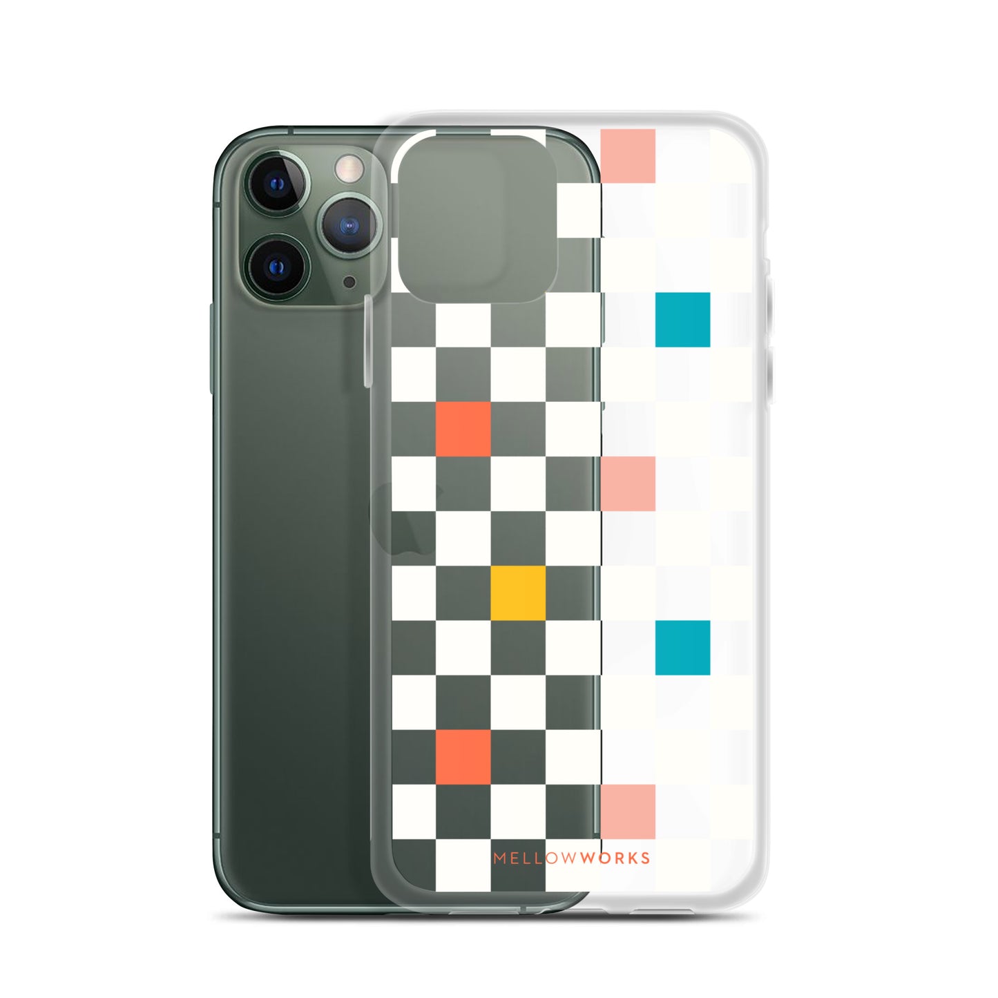 COLOR POPS CHECKERBOARD Clear Case for iPhone®