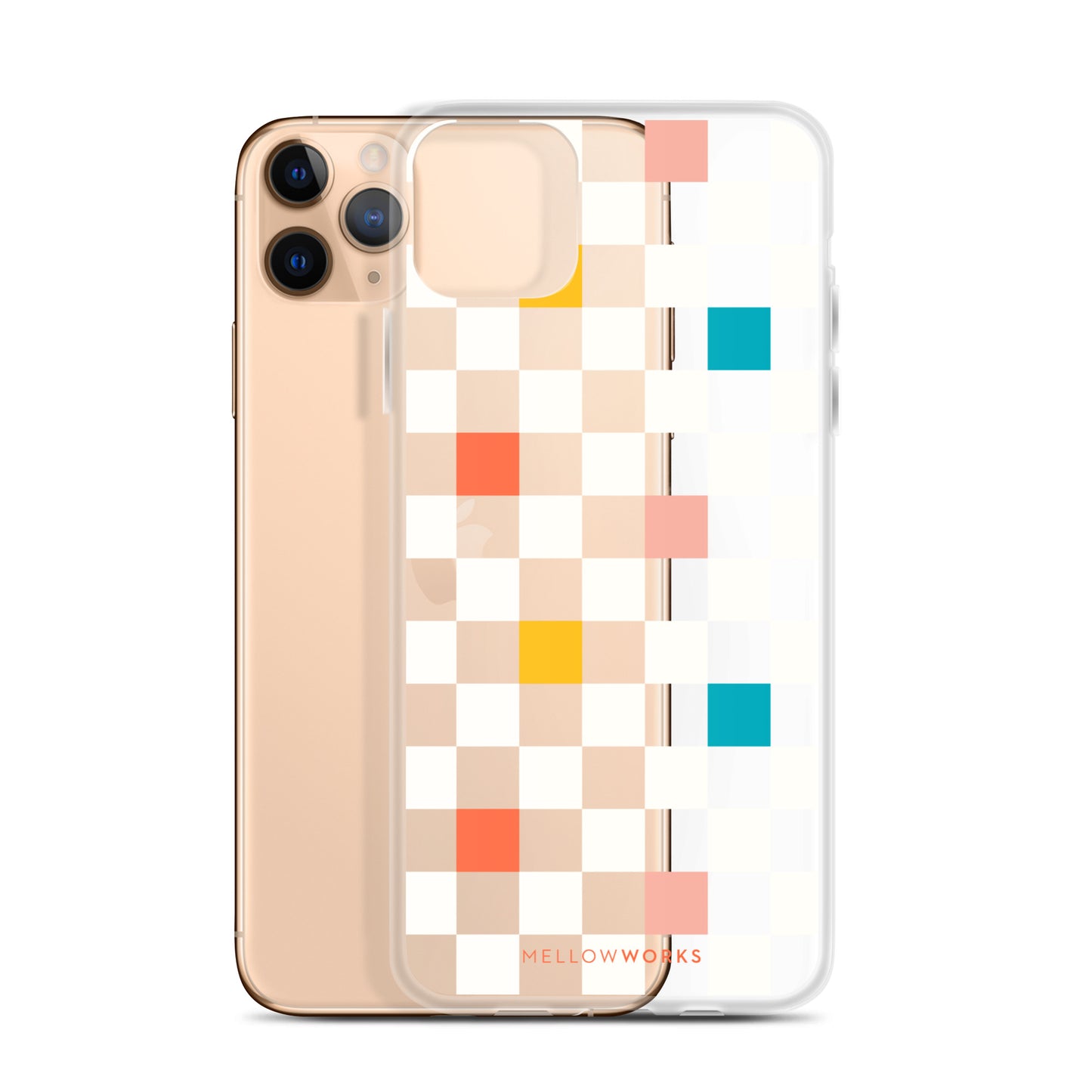COLOR POPS CHECKERBOARD Clear Case for iPhone®