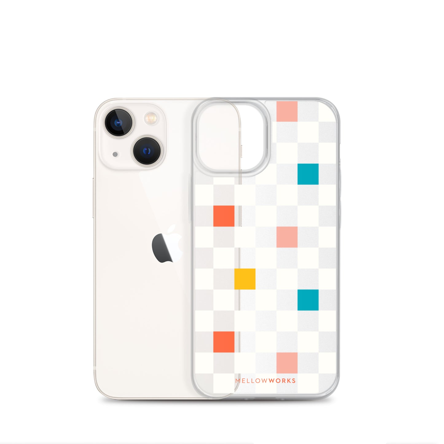 COLOR POPS CHECKERBOARD Clear Case for iPhone®