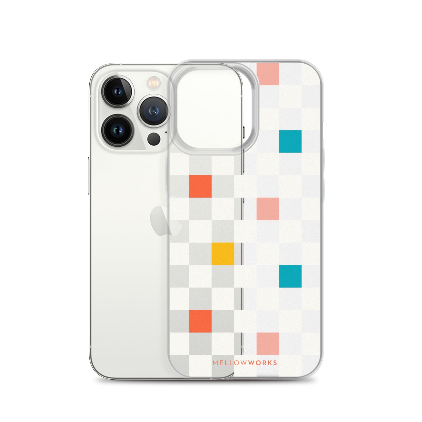 COLOR POPS CHECKERBOARD Clear Case for iPhone®