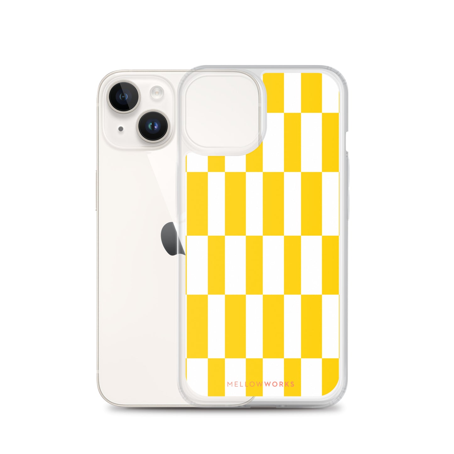 YELLOW STRIPES Clear Case for iPhone®