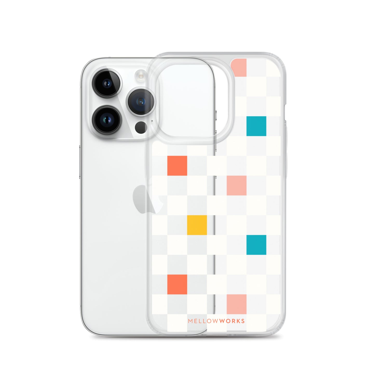COLOR POPS CHECKERBOARD Clear Case for iPhone®
