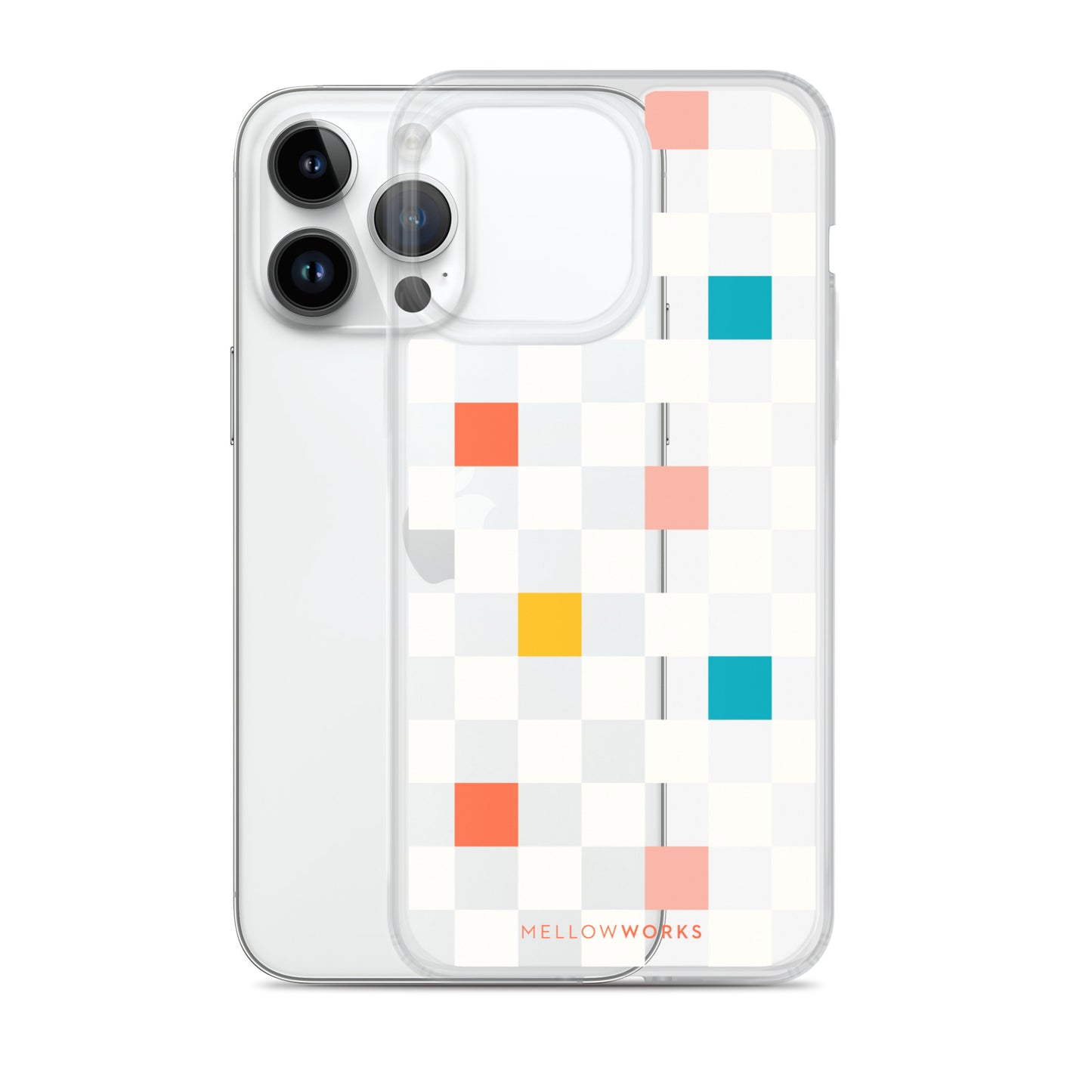 COLOR POPS CHECKERBOARD Clear Case for iPhone®