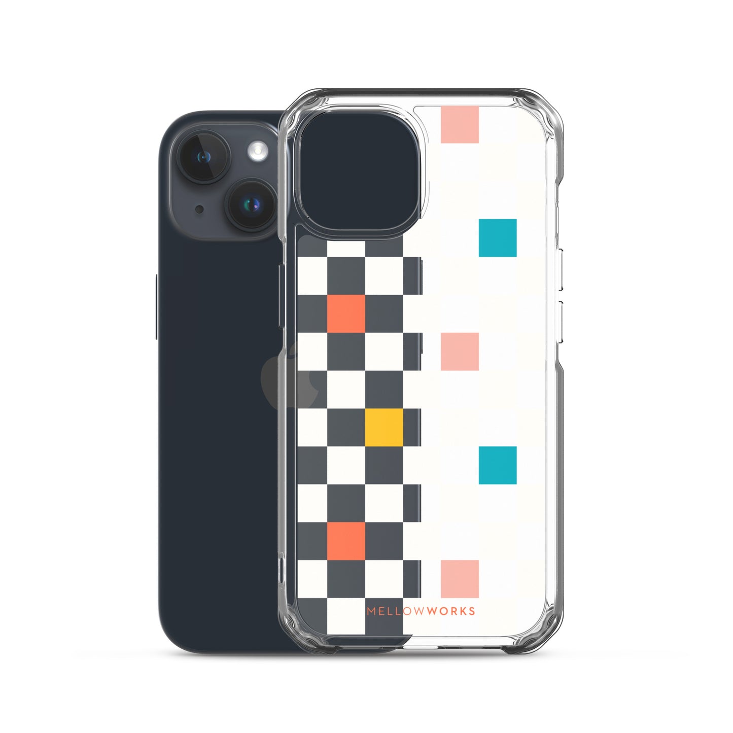 COLOR POPS CHECKERBOARD Clear Case for iPhone®