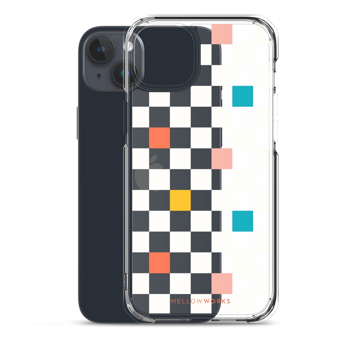 COLOR POPS CHECKERBOARD Clear Case for iPhone®