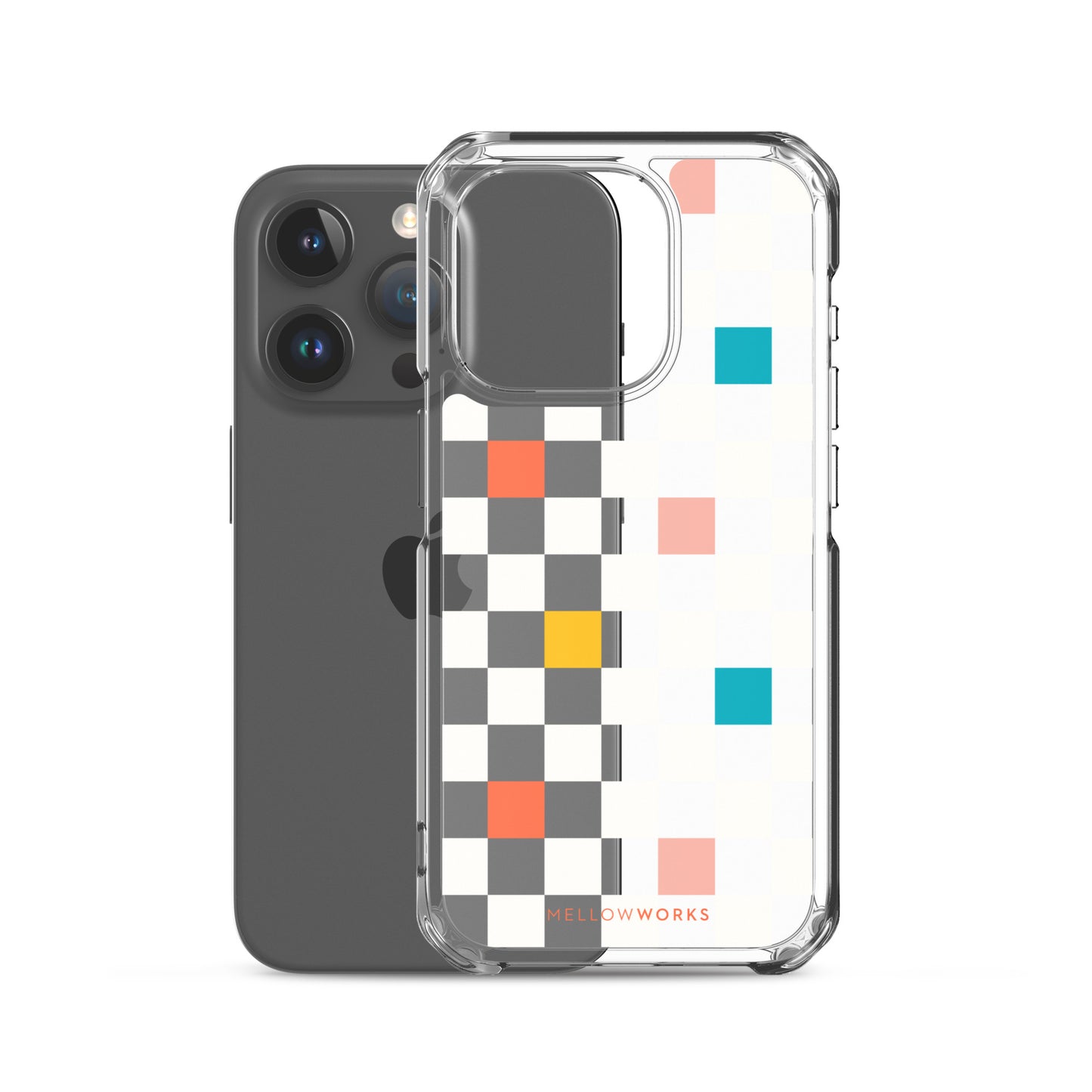 COLOR POPS CHECKERBOARD Clear Case for iPhone®