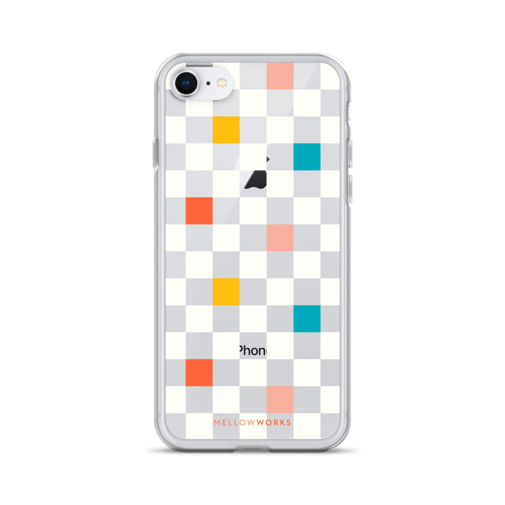 COLOR POPS CHECKERBOARD Clear Case for iPhone®