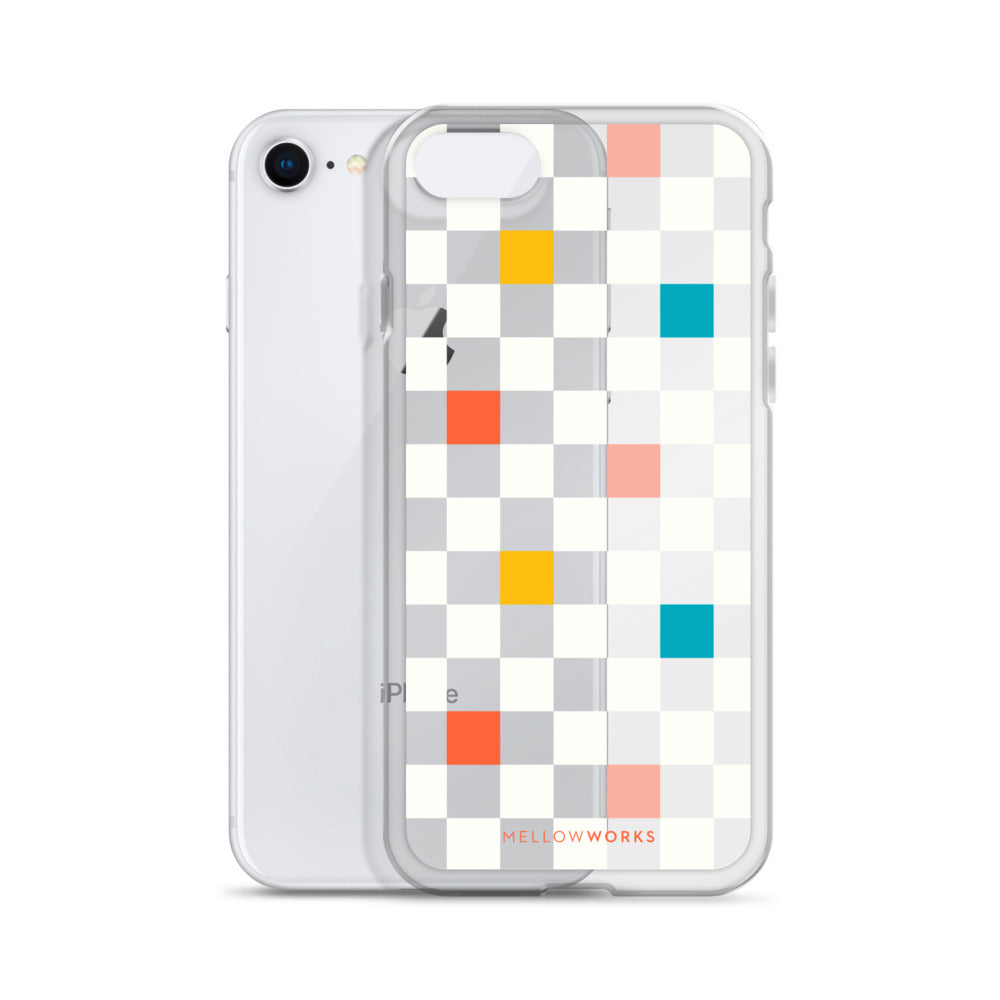 COLOR POPS CHECKERBOARD Clear Case for iPhone®