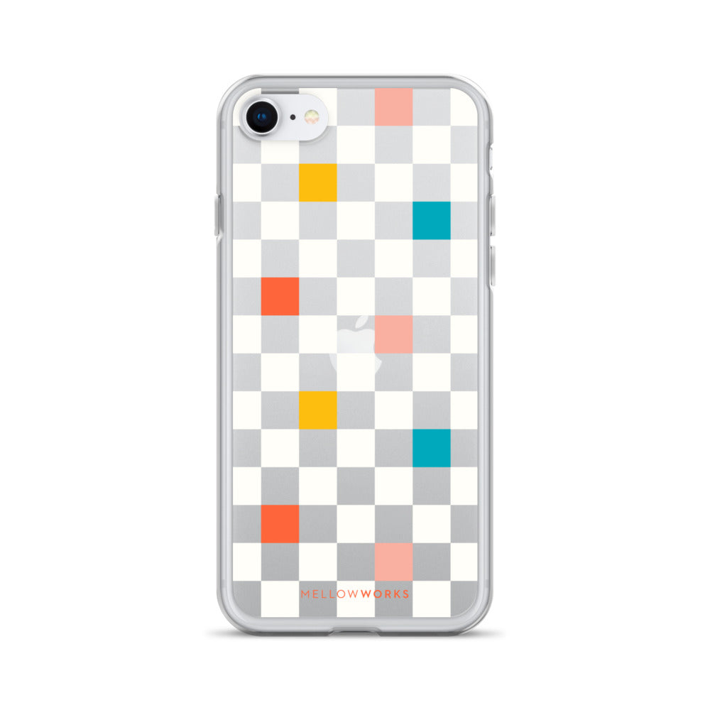 COLOR POPS CHECKERBOARD Clear Case for iPhone®