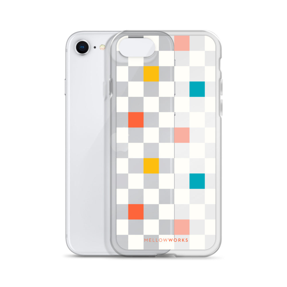 COLOR POPS CHECKERBOARD Clear Case for iPhone®
