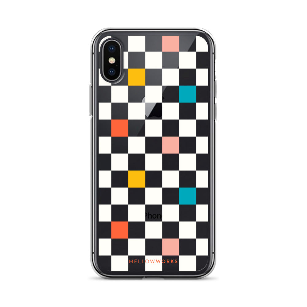 COLOR POPS CHECKERBOARD Clear Case for iPhone®