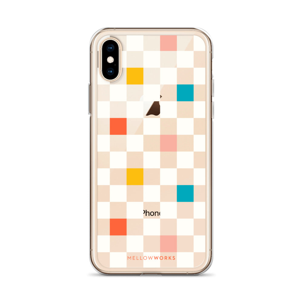 COLOR POPS CHECKERBOARD Clear Case for iPhone®