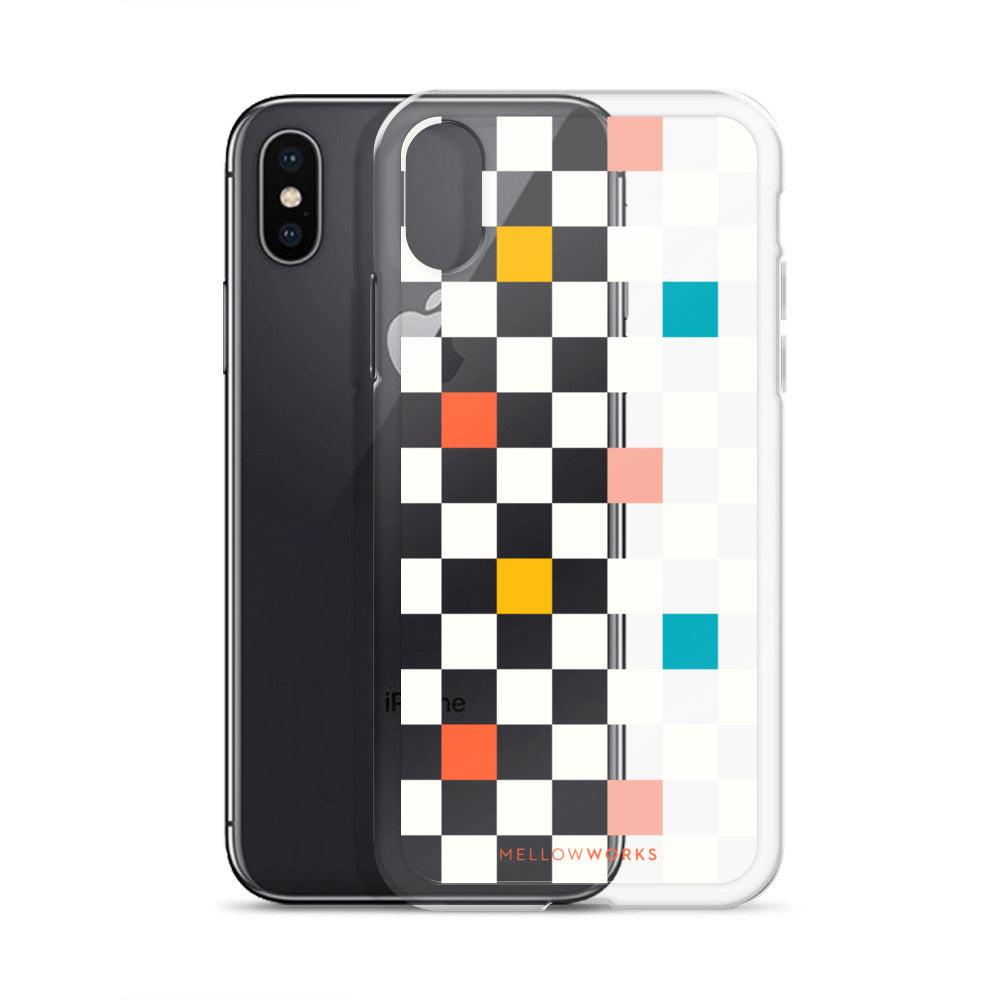 COLOR POPS CHECKERBOARD Clear Case for iPhone®