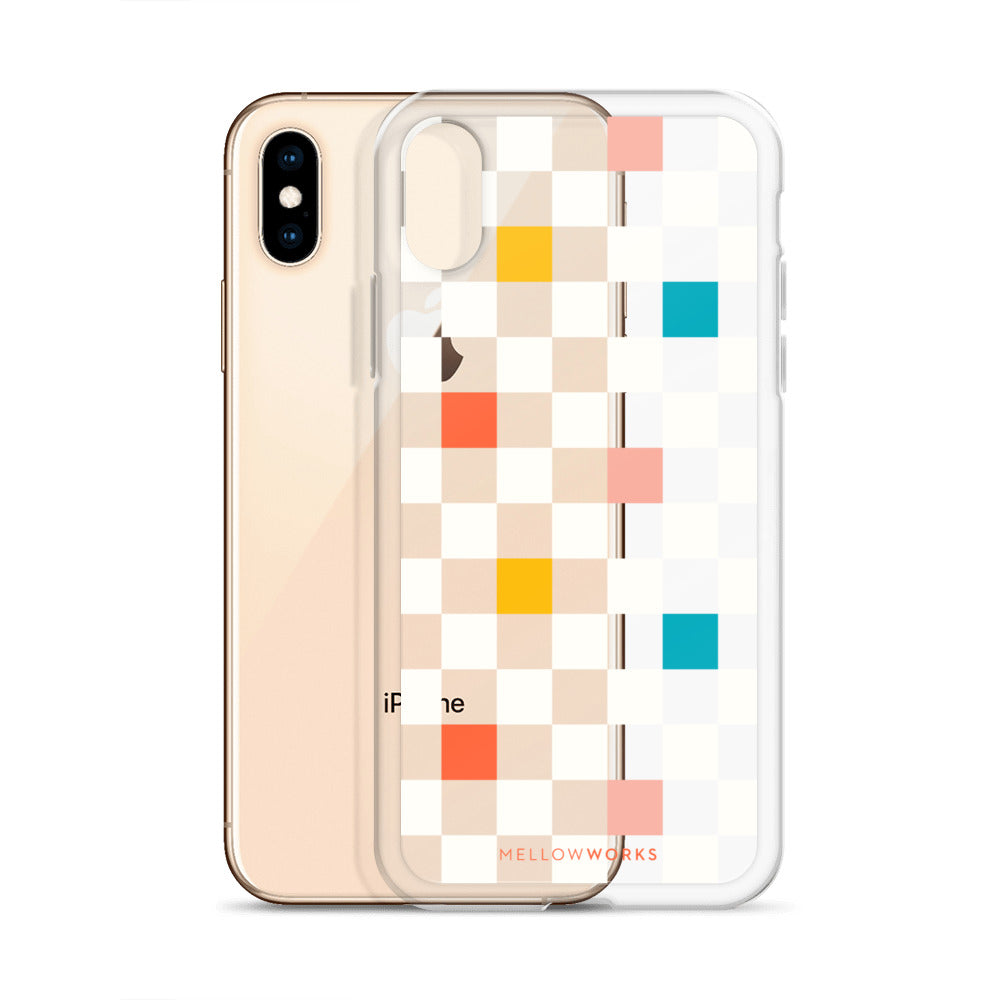 COLOR POPS CHECKERBOARD Clear Case for iPhone®
