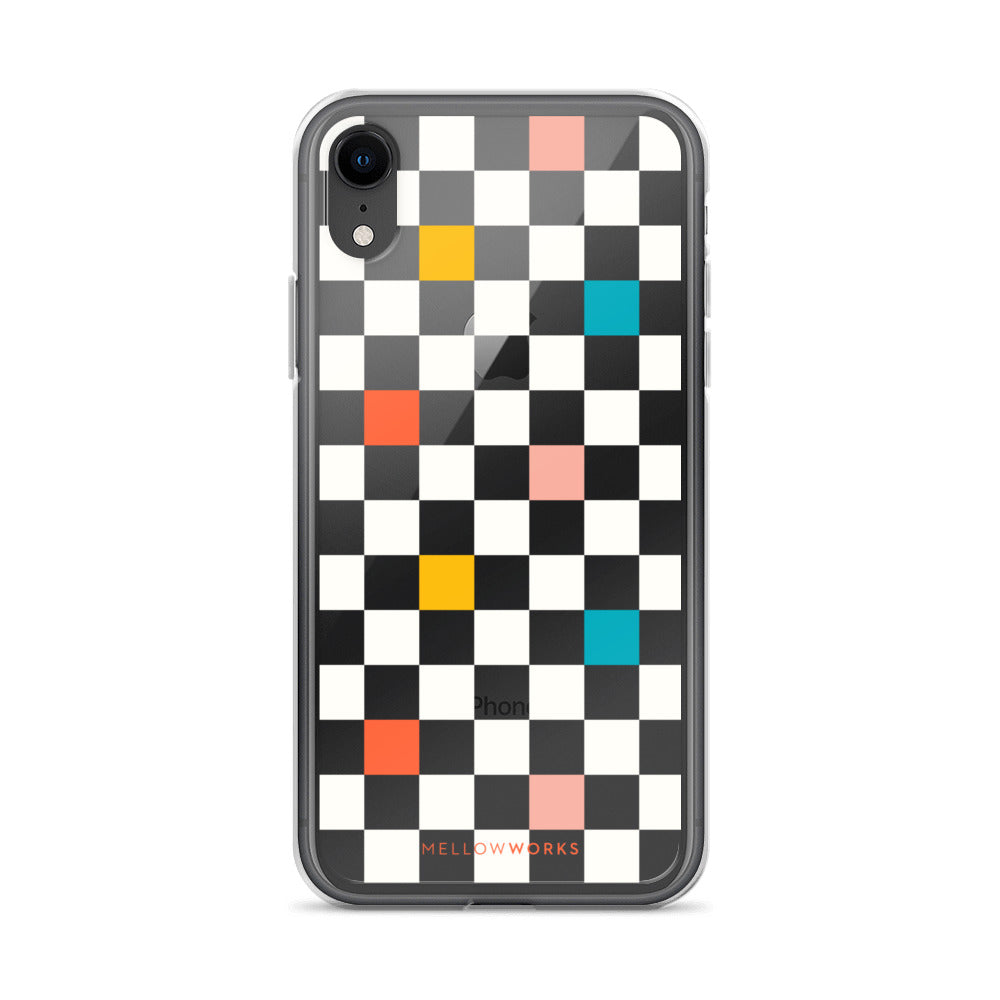 COLOR POPS CHECKERBOARD Clear Case for iPhone®