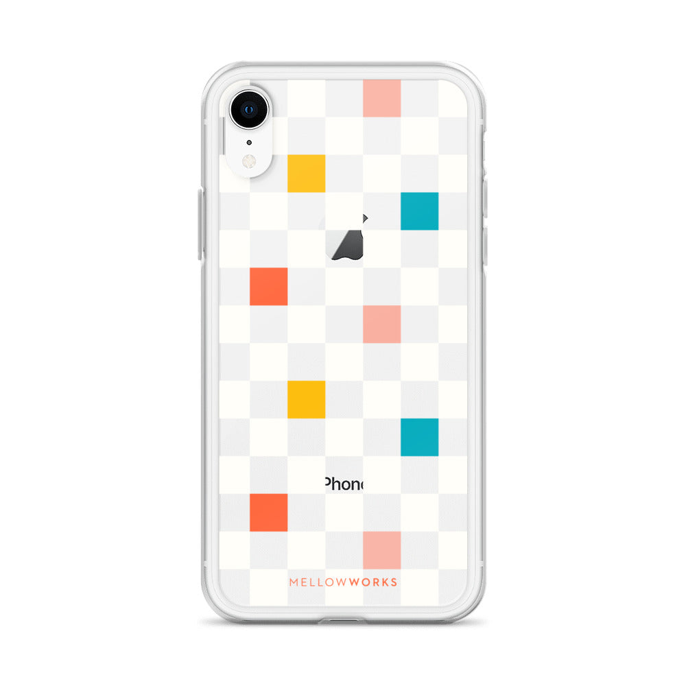 COLOR POPS CHECKERBOARD Clear Case for iPhone®