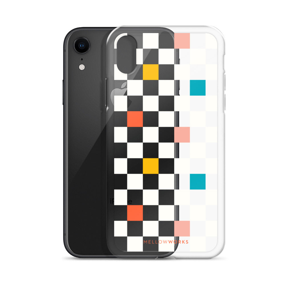 COLOR POPS CHECKERBOARD Clear Case for iPhone®