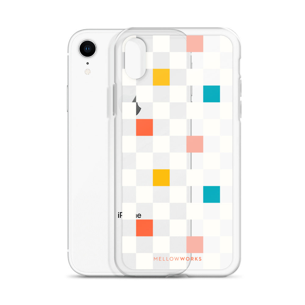 COLOR POPS CHECKERBOARD Clear Case for iPhone®