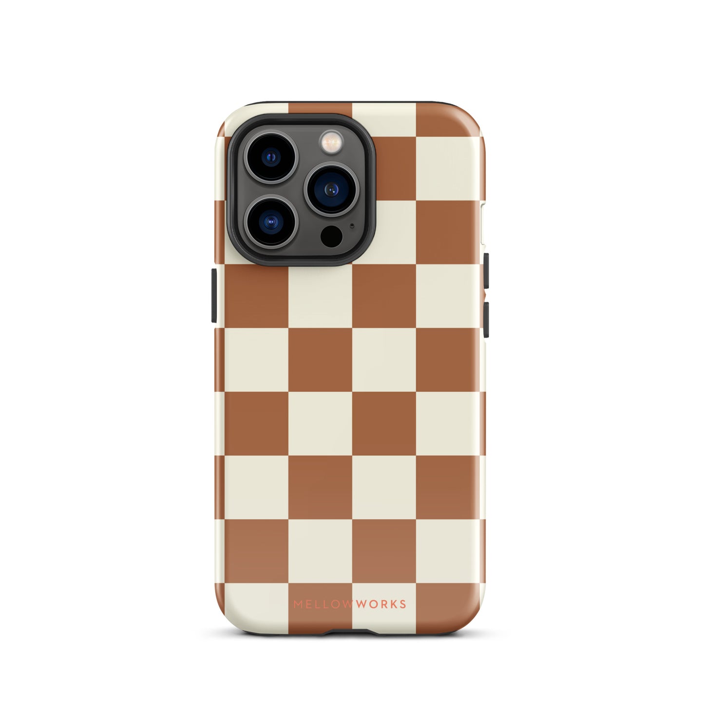 BROWN CHECKERBOARD Tough Case for iPhone®