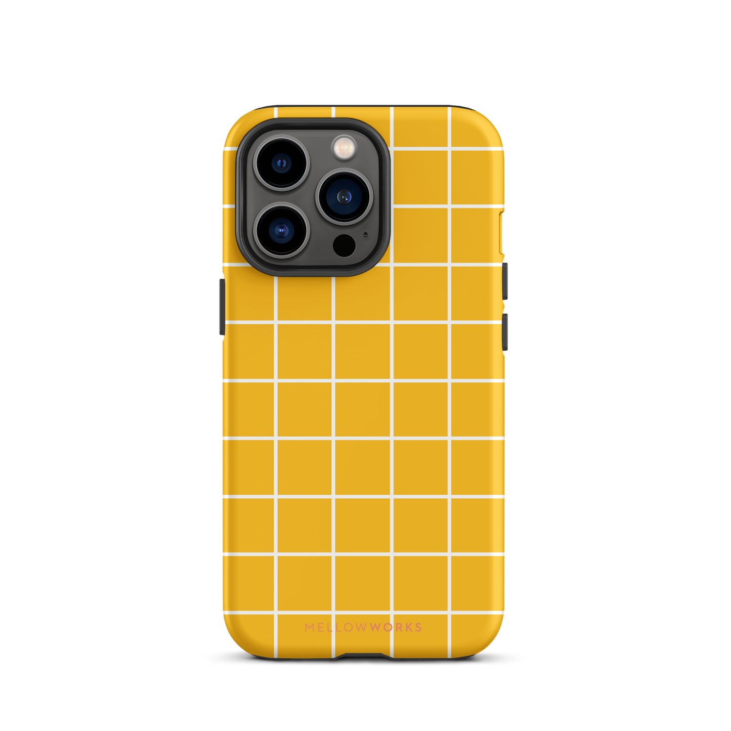 YELLOW GRID Tough Case for iPhone®