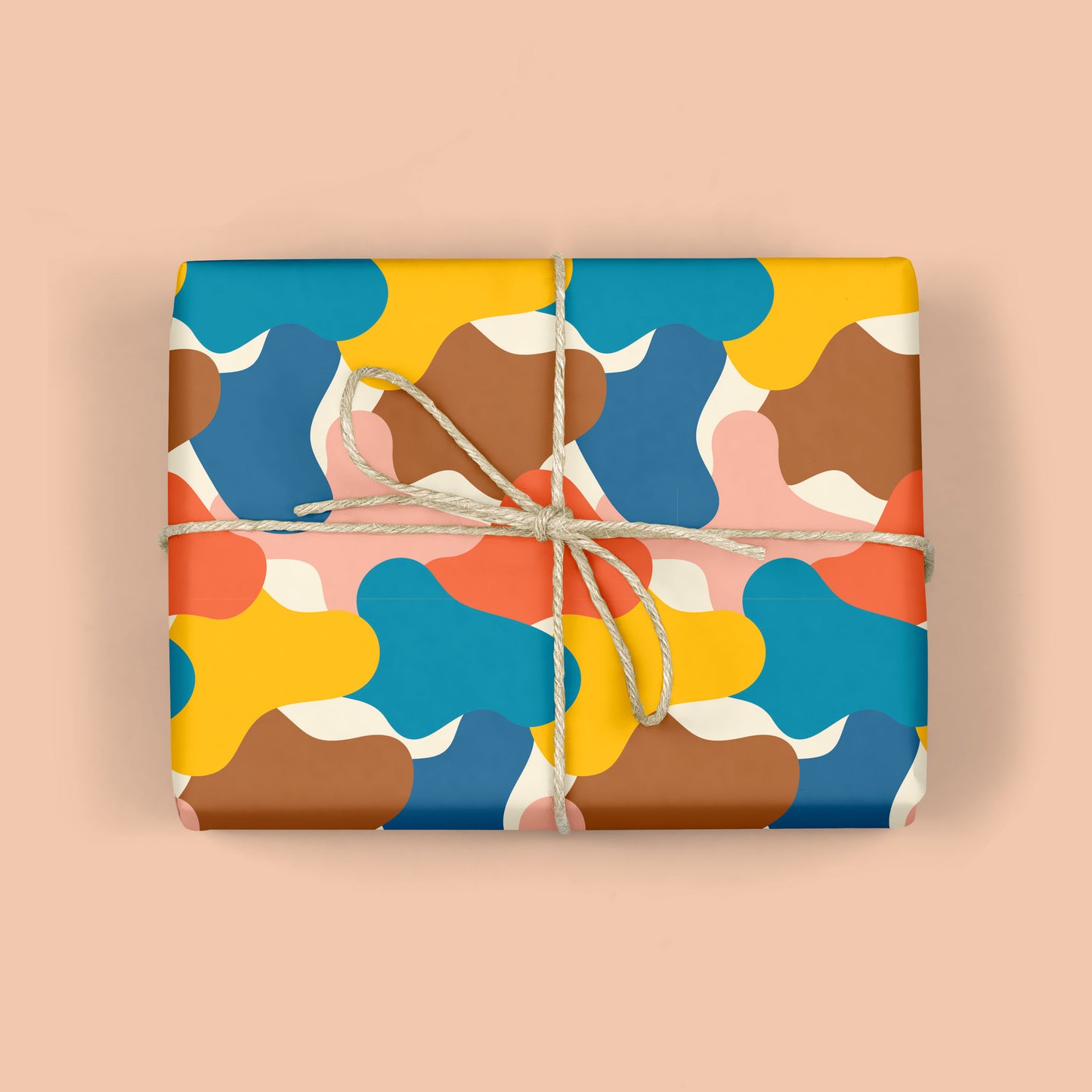 RETRO CAMOUFLAGE Gift Wrap Sheets