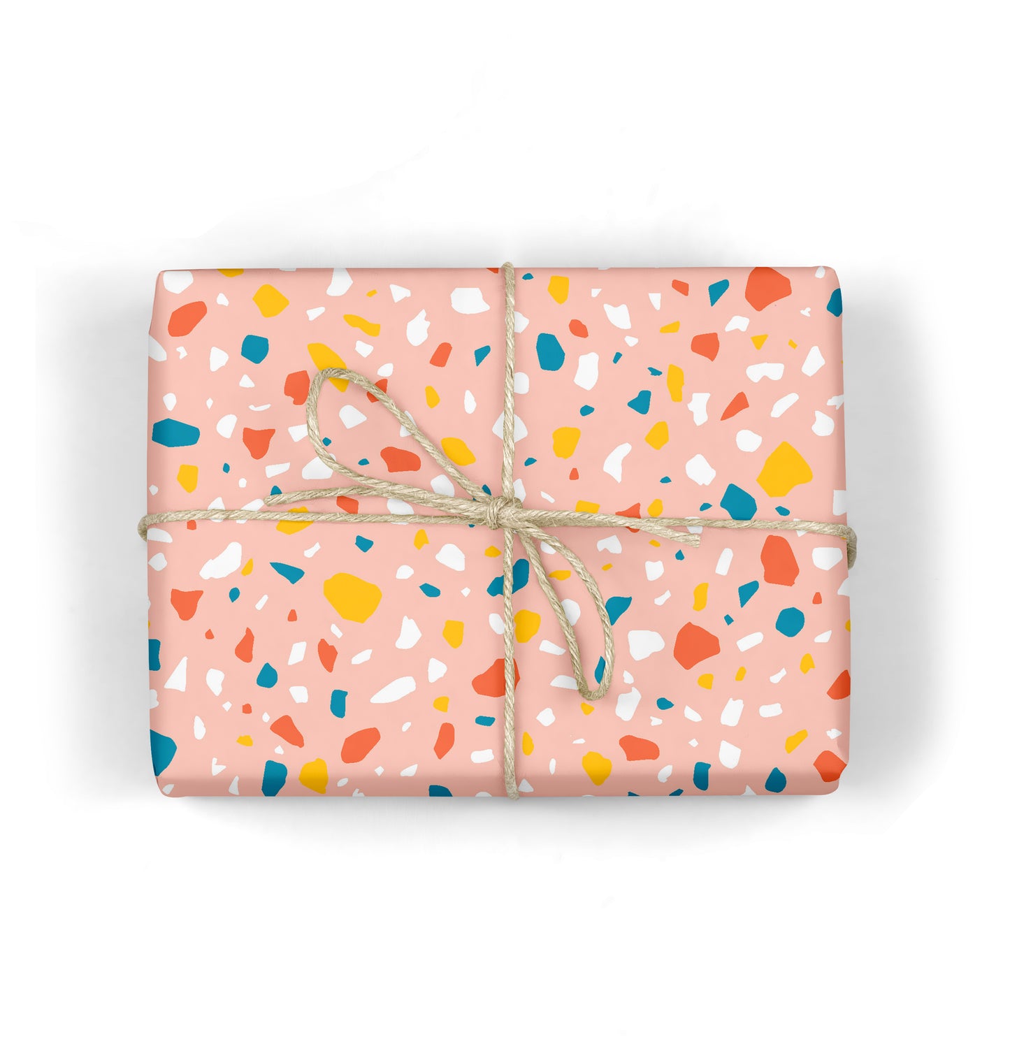 BLUSH TERRAZZO Gift Wrap Sheets