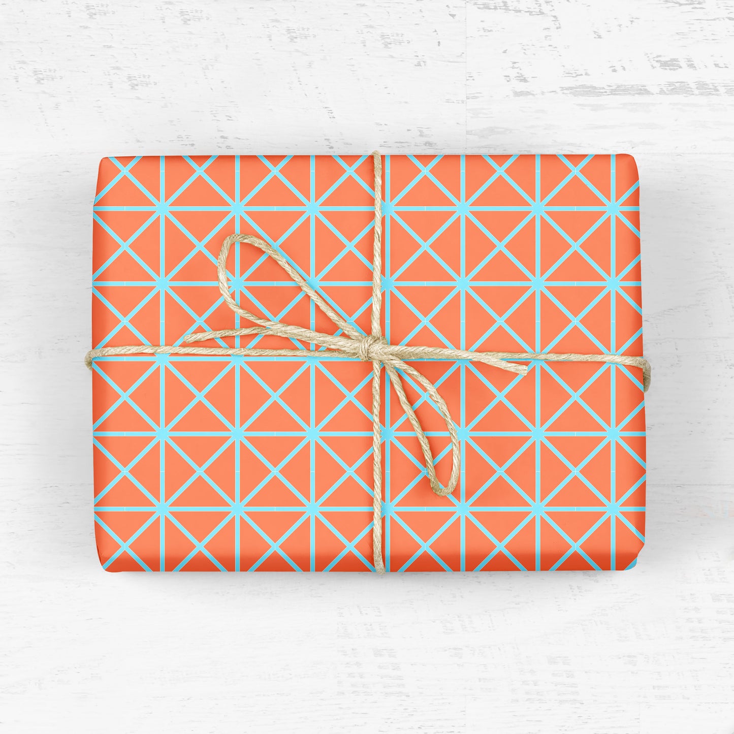 RETRO GRID Gift Wrap Sheets